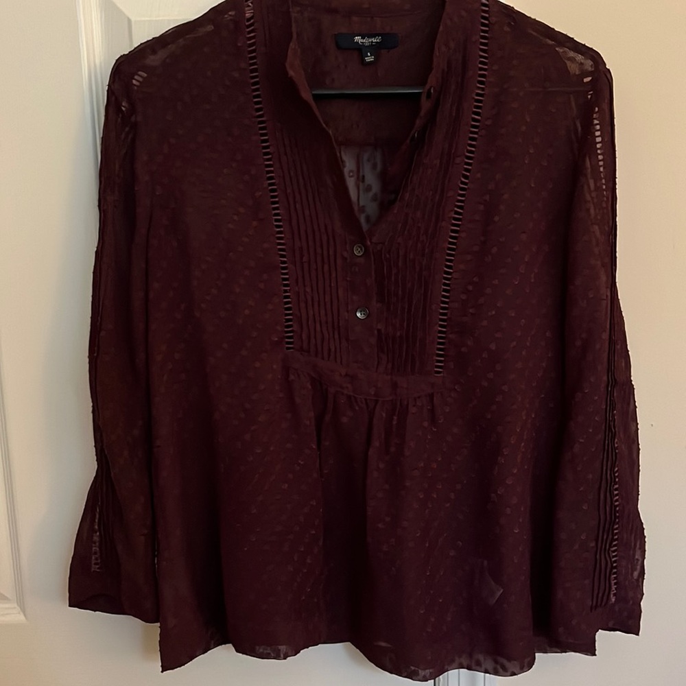 Maroon Madewell Blouse